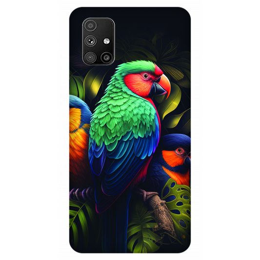 Vibrant Tropical Birds Case Samsung Galaxy M51