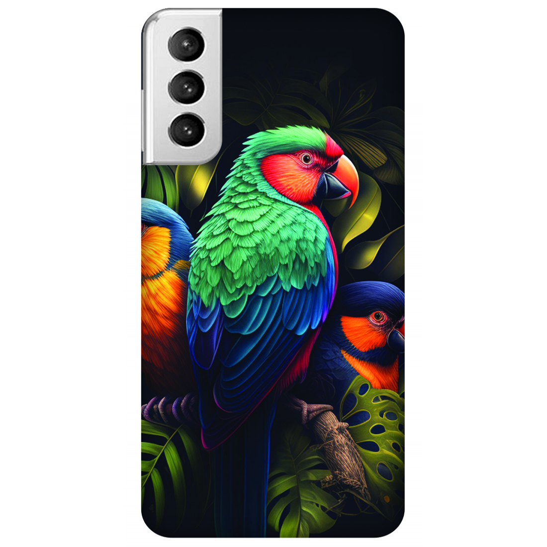 Vibrant Tropical Birds Case Samsung Galaxy S21 Plus 5G