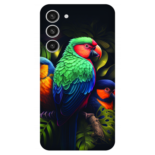 Vibrant Tropical Birds Case Samsung Galaxy S23 Plus 5G