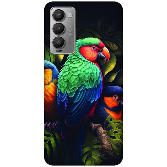 Vibrant Tropical Birds Case Tecno Camon 18