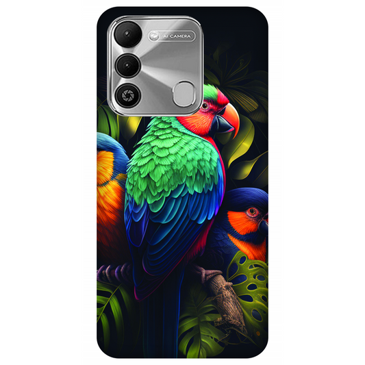 Vibrant Tropical Birds Case Tecno Spark 9