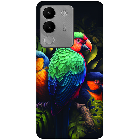 Vibrant Tropical Birds Case Vivo V29e 5G