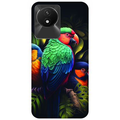 Vibrant Tropical Birds Case Vivo Y02A 4G