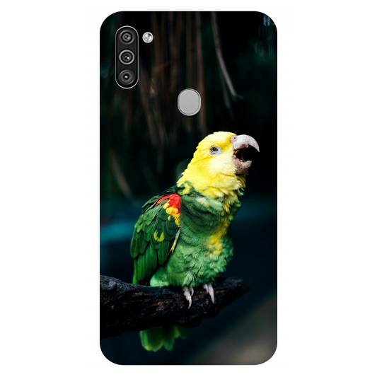 Vocalizing Vibrance: A Parrot Portrait Case Samsung Galaxy M11 (2020)